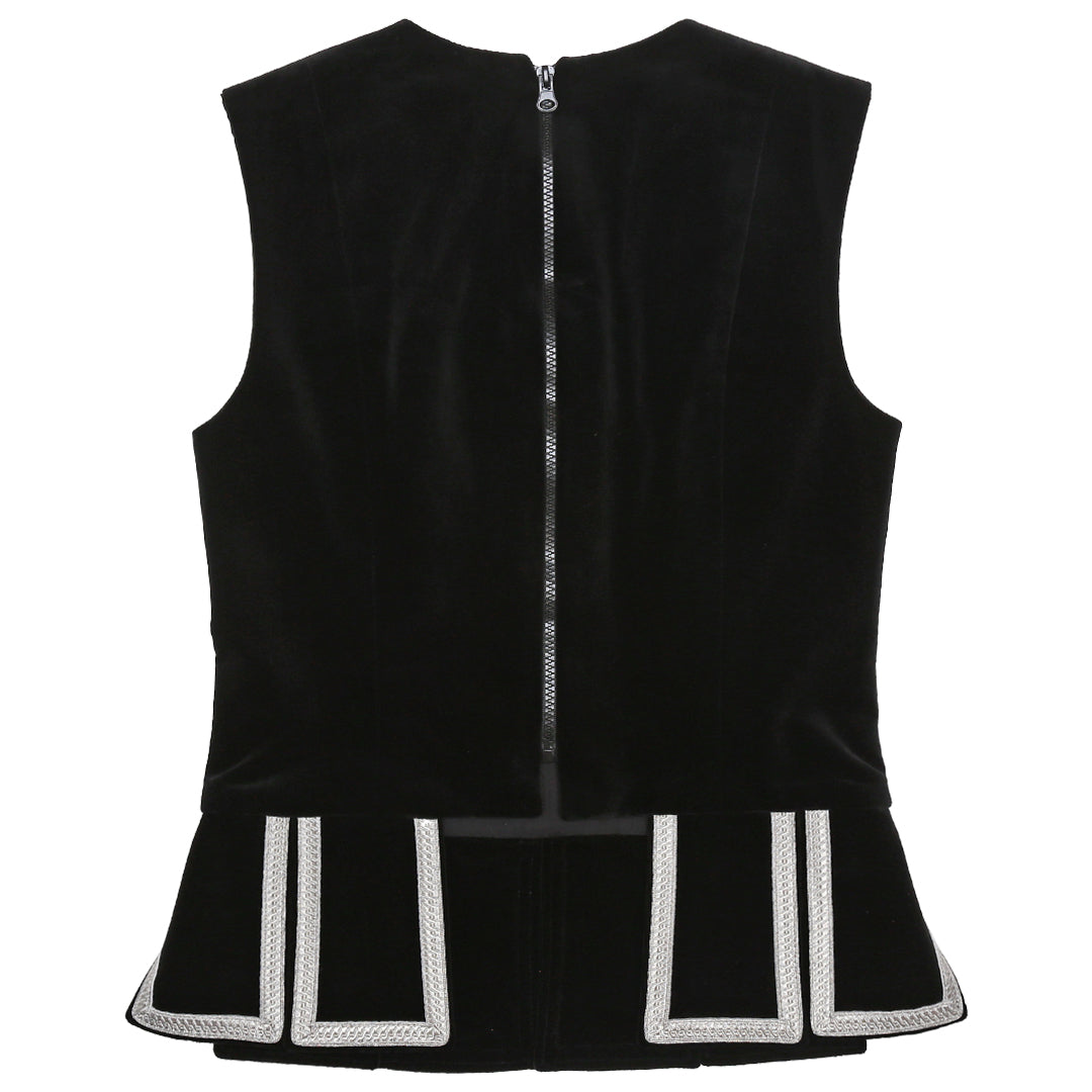 Black Deluxe National Vest Back