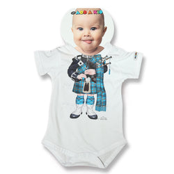 Child's Onesie Bagpiper Blue (6 months)