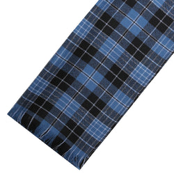 Fine Weight Tartan Scarf - Clergy Blue Ancient