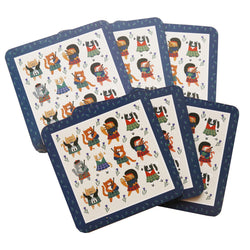 Coasters - Cats in Kilts (Set of 6)