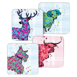 Coasters - Scottish Animals (Set of 4)