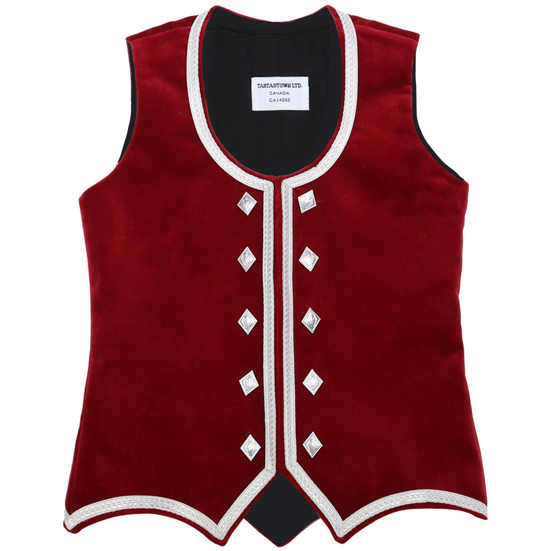 Cranberry Highland Vest