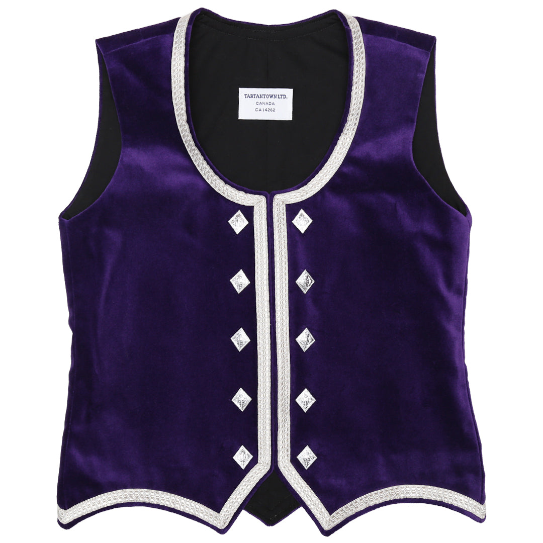 Dark Purple Highland Vest