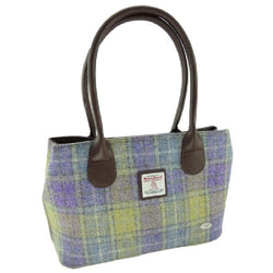 Harris Tweed Handbag Orchid Green