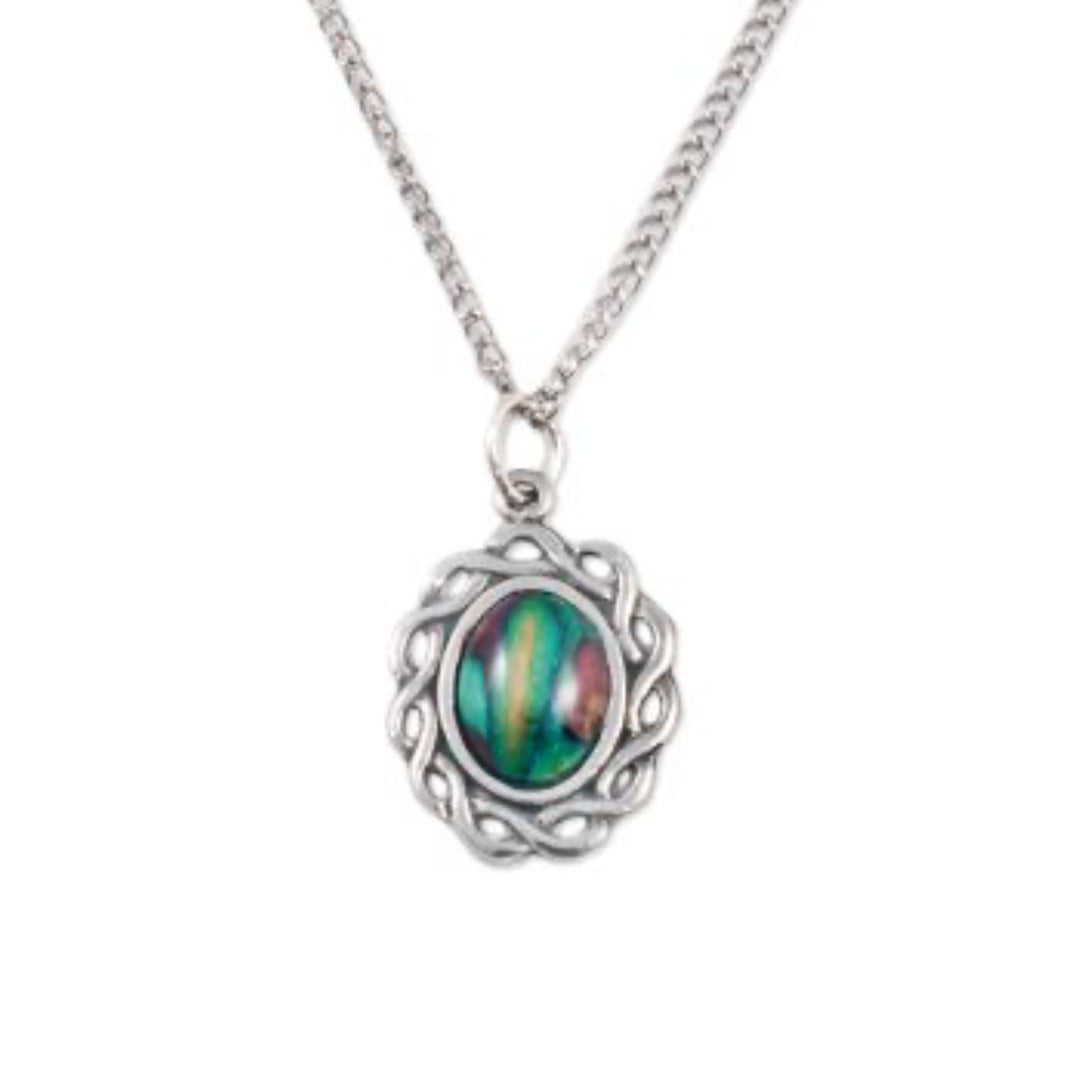 HeatherGems - Celtic Oval Pendant
