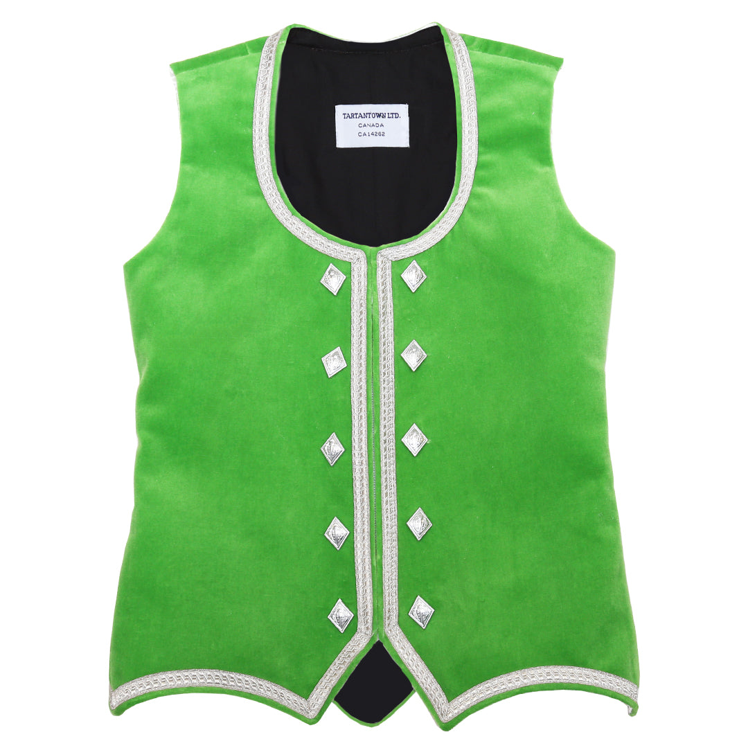 Lime Green Highland Vest