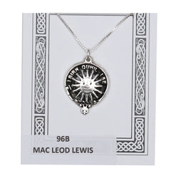 MacLeod of Lewis Clan Crest Pendant