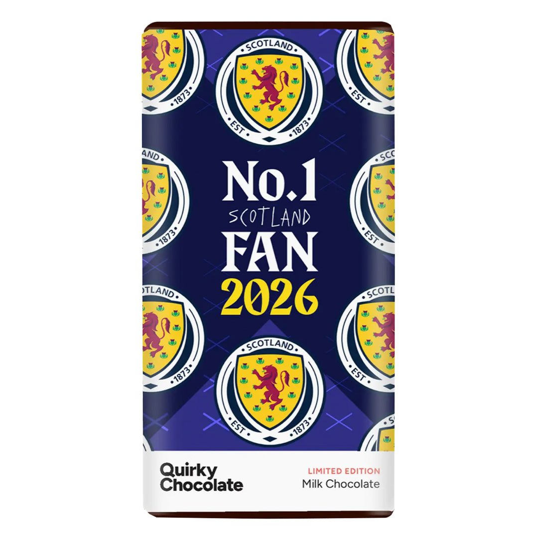 Milk Chocolate Bar - Scotland Football #1 Fan