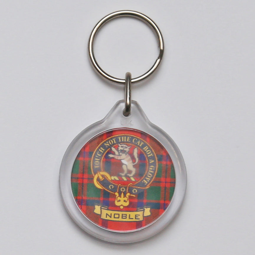 Clan Crest Plastic Key Chain - Noble