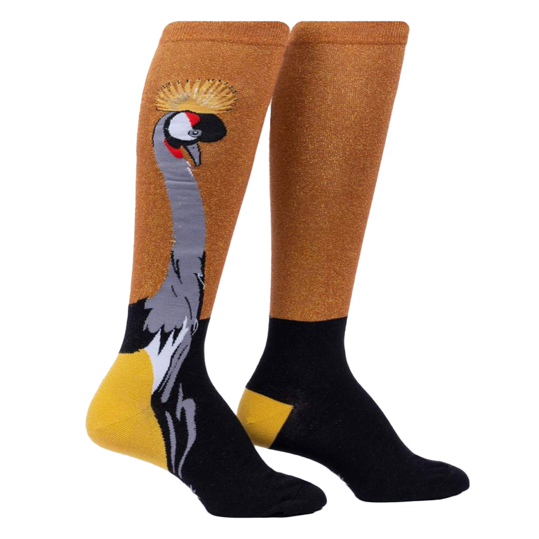 Practice Knee High Socks (Crowned Crane)