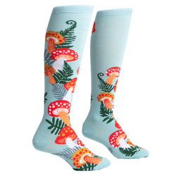 Practice Knee High Socks (Mushrooms)