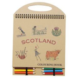 Scotland Colouring Book