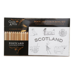 Scotland Postcard Colouring Set