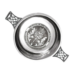 Scottish Quaich - Tae A Thistle 3.5
