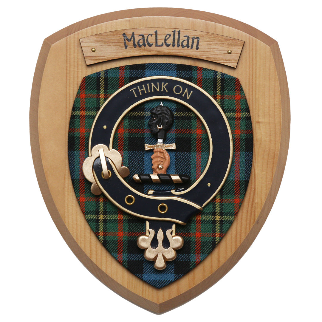 Small MacLellan Wall Plaque Light Wood