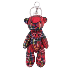 Tartan Teddy Keychain