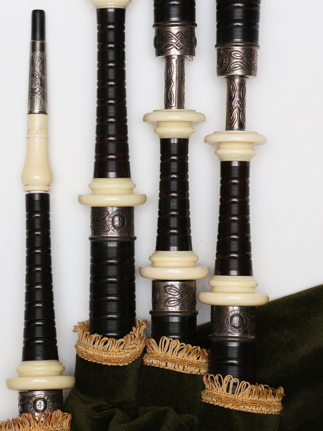 Used Bagpipes - Naill #5 (1974) Close Bottom