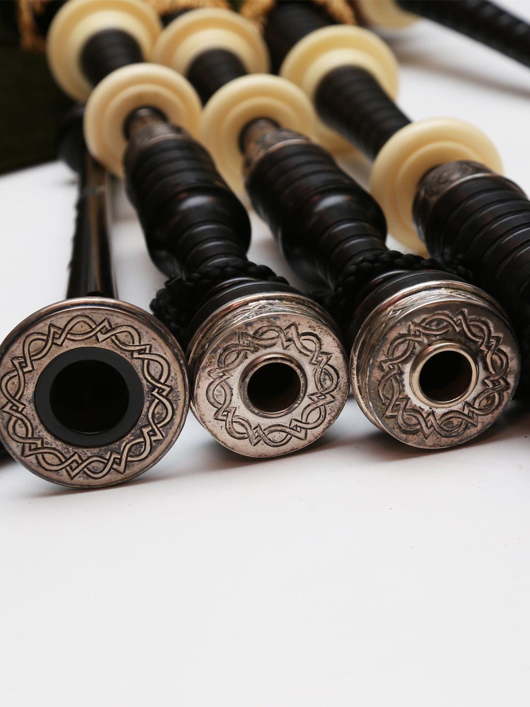 Used Bagpipes - Naill #5 (1974) Ring Caps