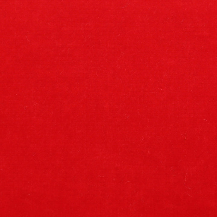 Velvet Piece - Bright Red (2.5 Yards)