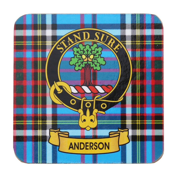Clan Crest Drink Coaster - Anderson