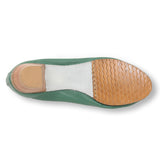 Ball-Bearing Jig Shoes, Green Sole