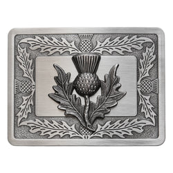 Belt Buckle, Thistle Matte