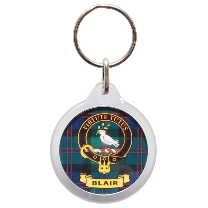 Clan Crest Plastic Key Chain - Blair