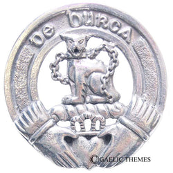 Clan Crest Cap Badge - Burke