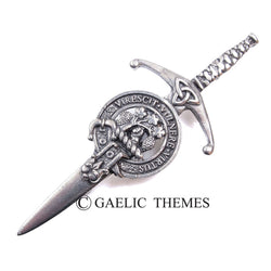 Clan Crest Kilt Pin - Burnett