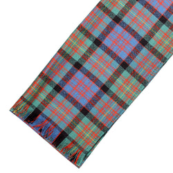 Fine Weight Tartan Scarf - Carnegie Ancient