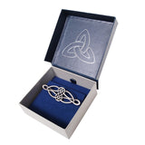 Celtic Deco Knot Brooch Boxed