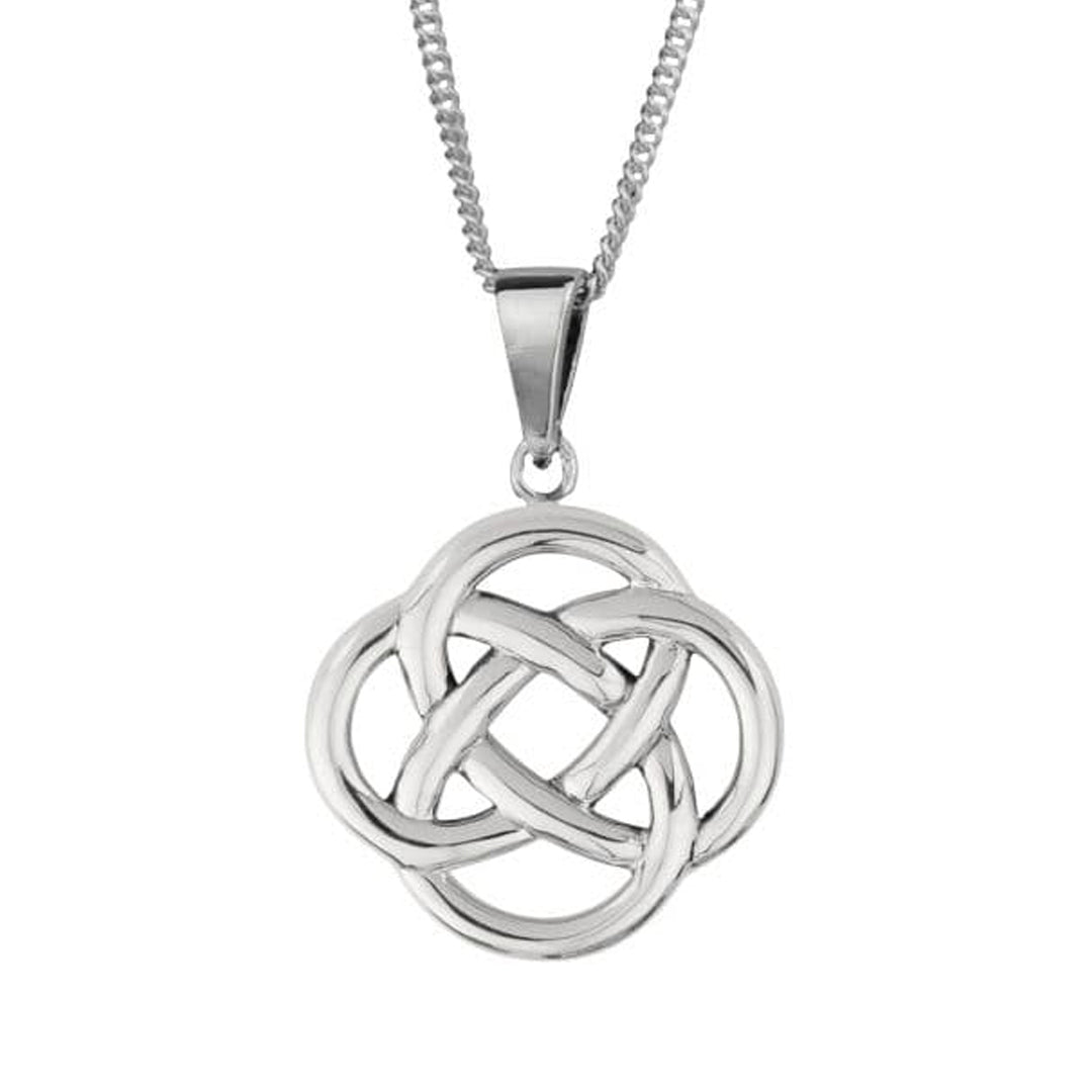 Celtic Knot Silver Pendant