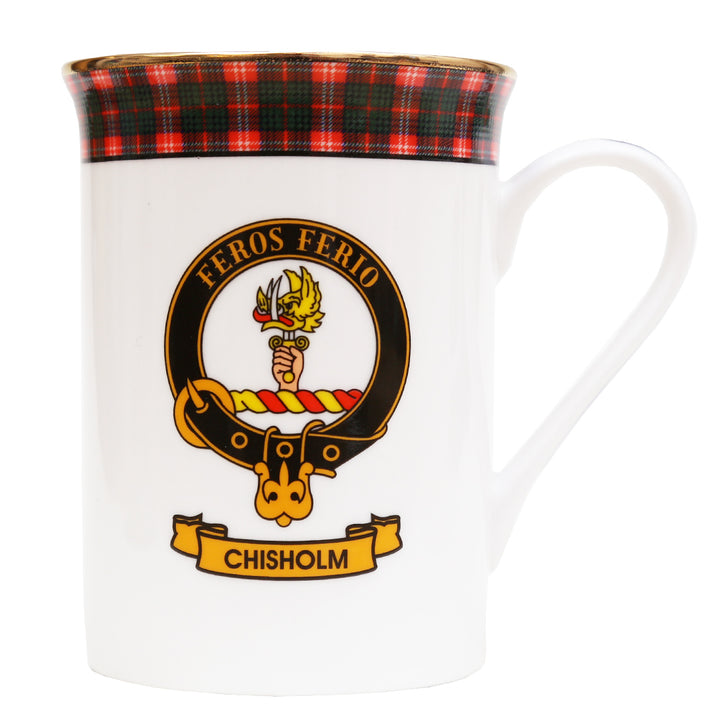 Clan Crest China Mug - Chisholm
