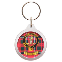 Clan Crest Plastic Key Chain - Chisholm