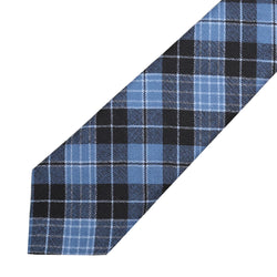 Men's Tartan Tie - Clergy Blue Ancient