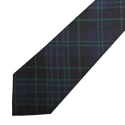 Men's Tartan Tie - Clergy Green Ancient