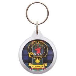 Clan Crest Plastic Key Chain - Colquhoun