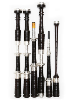 David Naill Bagpipes - #6A (Victorian Engraving) Sticks