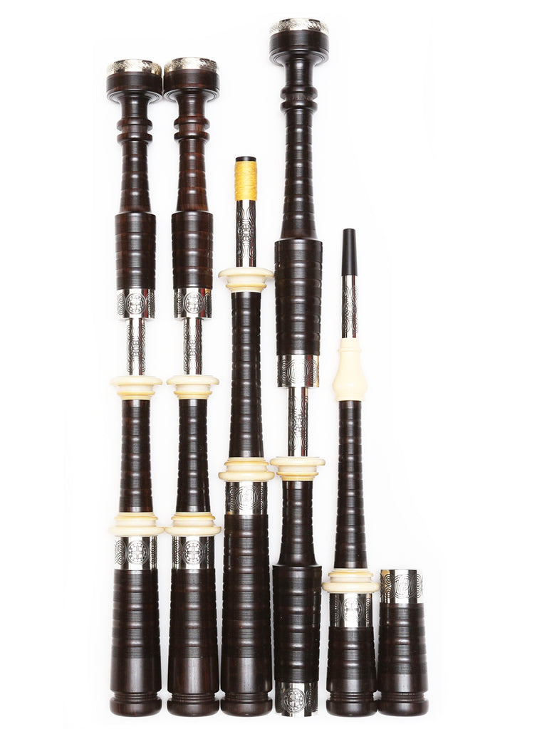 David Naill Vintage Bagpipes 2 Engraved Tartantown Ltd.