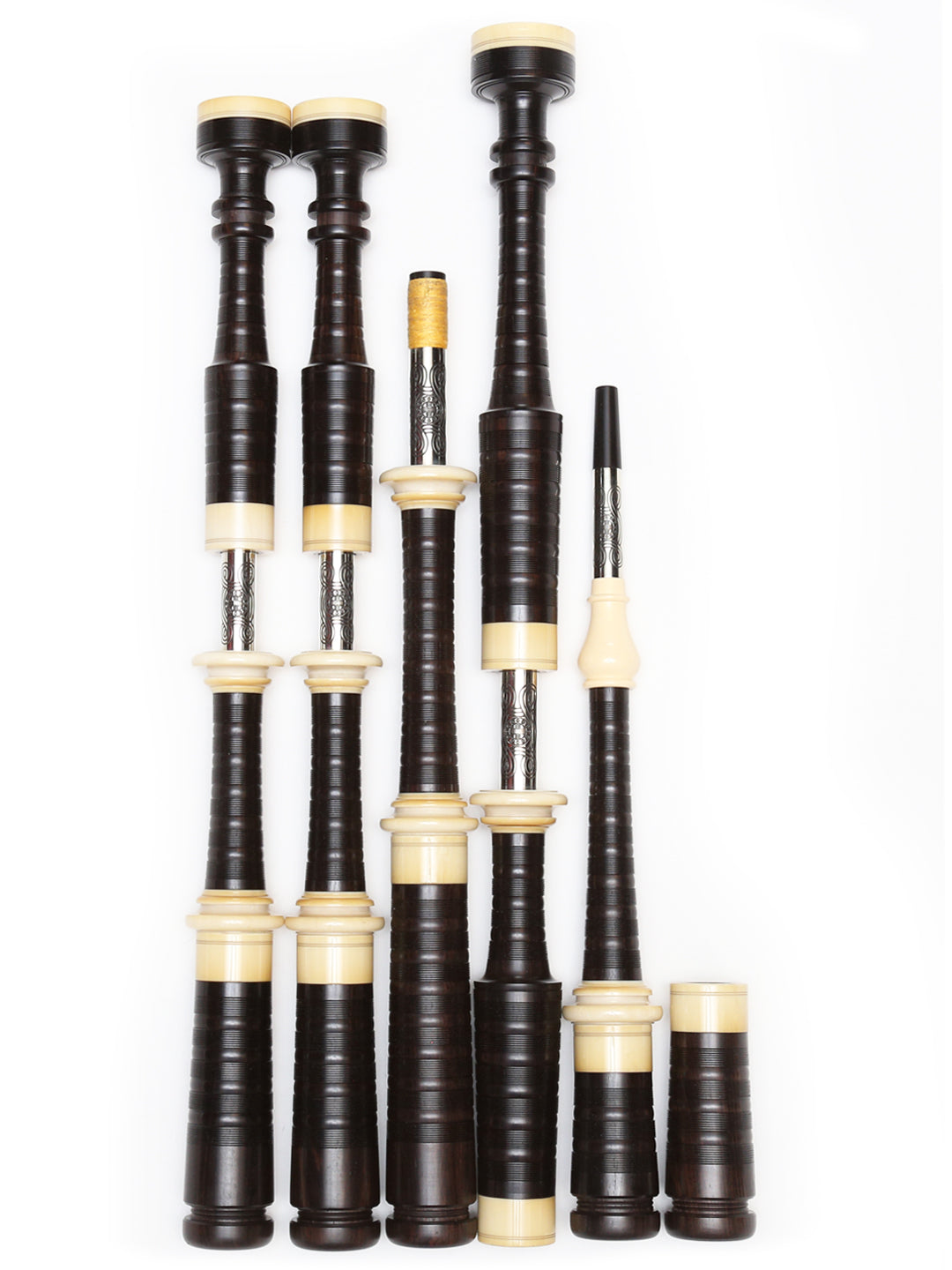 David Naill Vintage Bagpipes - #3 Engraved Runic