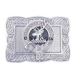 Clan Crest Belt Buckle - Davidson