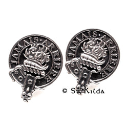 Clan Crest Cufflinks - Douglas