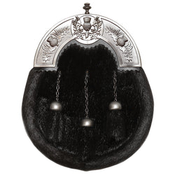 Dress Antique Thistle Black Sealskin Sporran