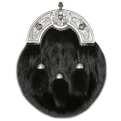 Dress Antique Thistle Sporran Black