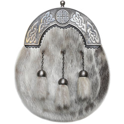 Dress Bulldog Celtic Circle Sealskin Sporran