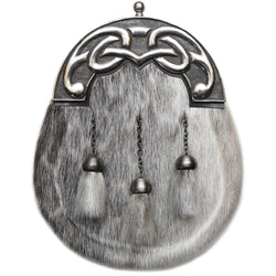 Dress Bulldog Large Celtic Knot Sealskin Sporran