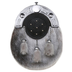 Dress Sealskin and Leather Sporran