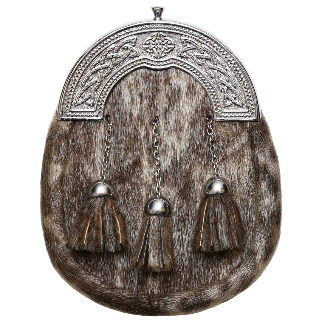 Dress Spotted Grey Celtic Sporran