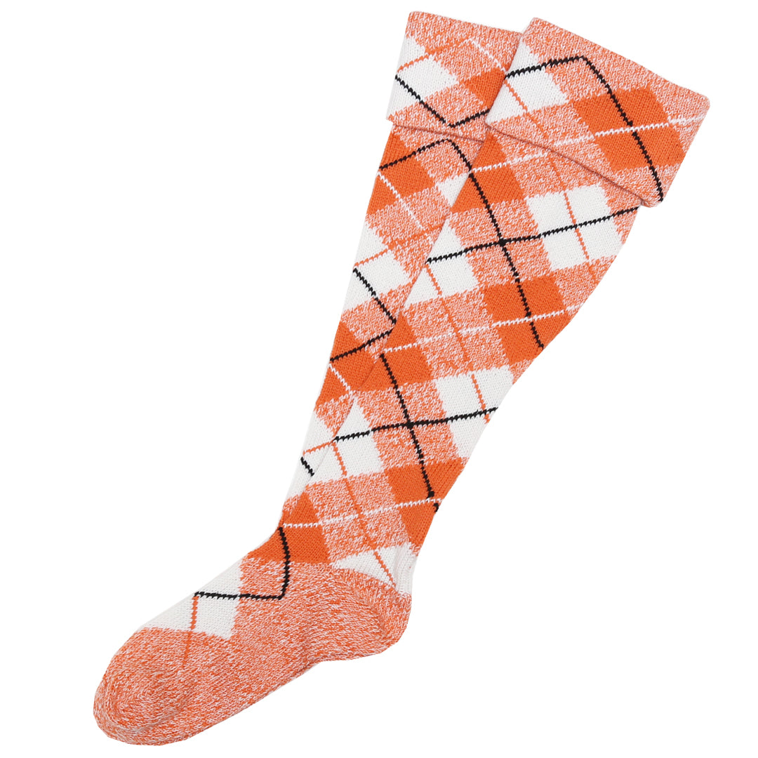 Dress Tangerine Scott Tartan Hose