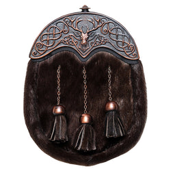 Dress Chocolate Bronze Stag Sporran
